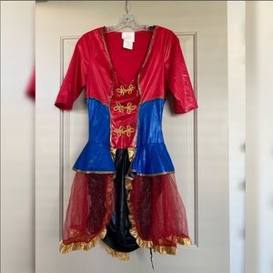 5 piece Lion Tamer costume size small/medium